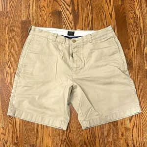 J Crew Essential Shorts Khaki 35”